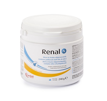 RENAL N MANGIME COMPLEMENTARE PER CANI E GATTI BARATTOLO 240 G - Farmacia Nuova Dr.ssa Gabriella Catellani