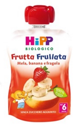 HIPP BIO FRUTTA FRULLATA MELA BANANA FRAGOLA 90 G - Farmacia Nuova Dr.ssa Gabriella Catellani