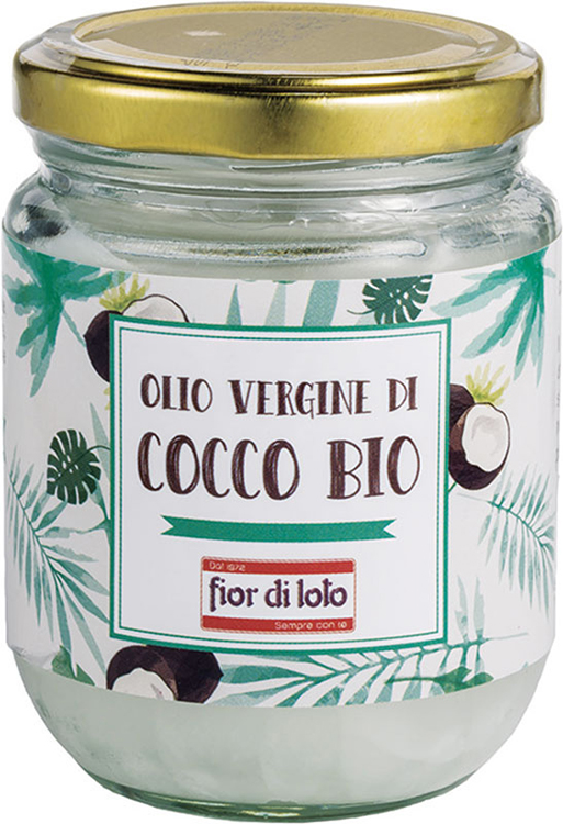 FIOR DI LOTO OLIO VERGINE DI COCCO BIO 200 ML - Farmacia Nuova Dr.ssa Gabriella Catellani