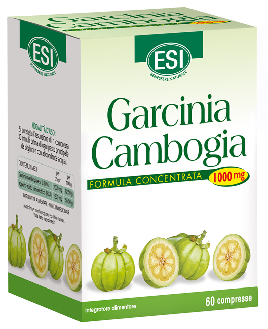 ESI GARCINIA CAMBOGIA 1000 MG 60 COMPRESSE - Farmacia Nuova Dr.ssa Gabriella Catellani