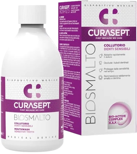 CURASEPT BIOSMALTO COLLUTORIO DENTI SENSIBILI 300 ML - Farmacia Nuova Dr.ssa Gabriella Catellani