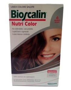 BIOSCALIN NUTRI COLOR 6 BIONDO SCURO SINCROB 124 ML - Farmacia Nuova Dr.ssa Gabriella Catellani