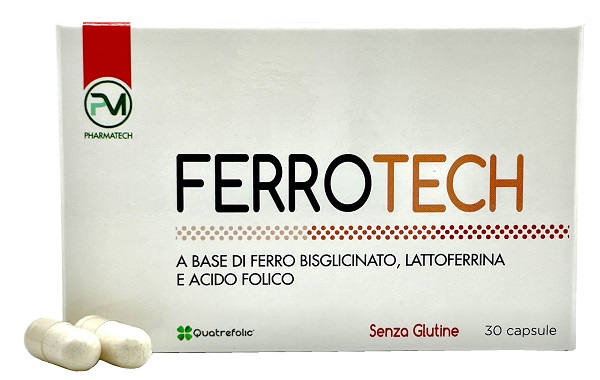 FERROTECH 30 CAPSULE DA 550MG - Farmacia Nuova Dr.ssa Gabriella Catellani