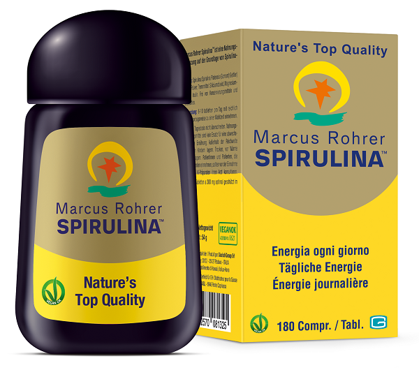 SPIRULINA MARCUS ROHRER 180 COMPRESSE - Farmacia Nuova Dr.ssa Gabriella Catellani
