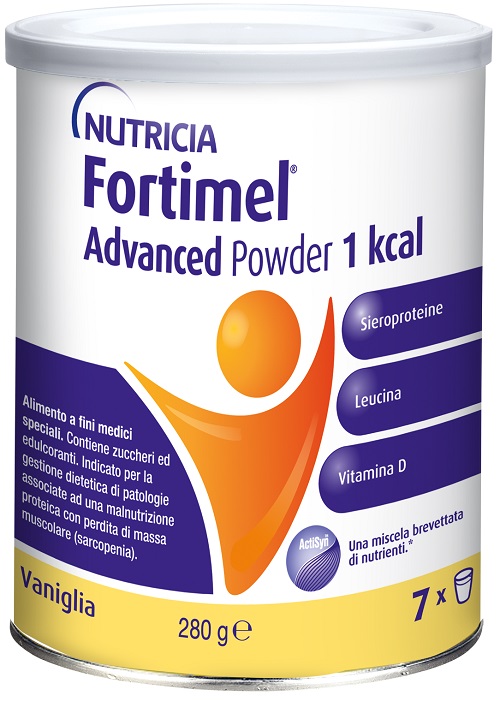 NUTRICIA FORTIMEL ADVANCED POWDER 1 KCAL VANIGLIA 280 G - Farmacia Nuova Dr.ssa Gabriella Catellani
