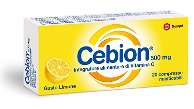 CEBION MASTICABILE LIMONE VITAMINA C 500 MG 20 COMPRESSE - Farmacia Nuova Dr.ssa Gabriella Catellani