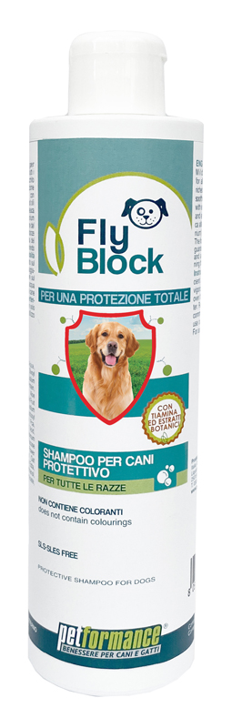 PETFORMANCE FLYBLOCK SHAMPOO SECCO CANI/GATTI 250 ML - Farmacia Nuova Dr.ssa Gabriella Catellani
