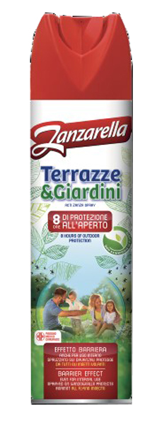 ZANZARELLA AMBIENTE SPRAY TERRAZZE&GIARDINI 400 ML - Farmacia Nuova Dr.ssa Gabriella Catellani