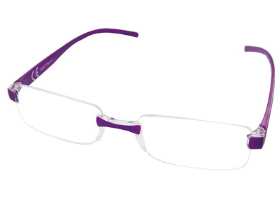 OCCHIALE DA LETTURA PREMONTATO T-VEDO RIMLESS VIOLA +3,00 - Farmacia Nuova Dr.ssa Gabriella Catellani