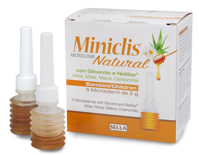 MINICLIS NATURAL MD BAMBINI 6 PEZZI - Farmacia Nuova Dr.ssa Gabriella Catellani