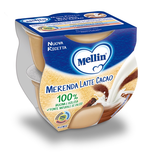 MELLIN MERENDA LATTE CACAO 2 X 100 G - Farmacia Nuova Dr.ssa Gabriella Catellani