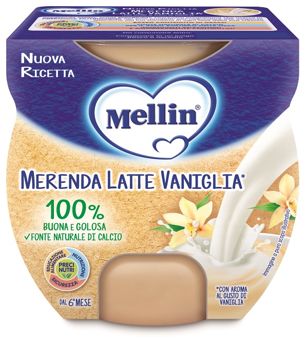 MELLIN MERENDA LATTE VANIGLIA 2 X 100 G - Farmacia Nuova Dr.ssa Gabriella Catellani
