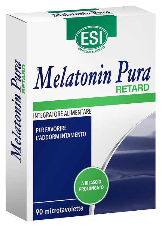 ESI MELATONIN PURA RETARD 90 MICROTAVOLETTE - Farmacia Nuova Dr.ssa Gabriella Catellani