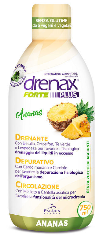DRENAX FORTE PLUS ESOTICO CON ESTRATTO D'ANANAS 750 ML - Farmacia Nuova Dr.ssa Gabriella Catellani