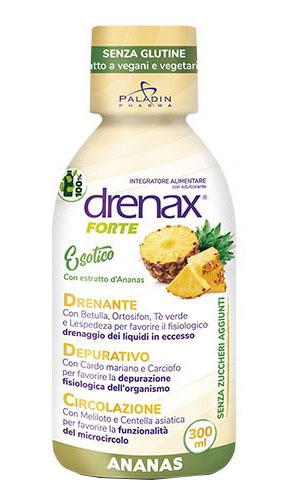 DRENAX FORTE ESOTICO CON ESTRATTO D'ANANAS 300 ML - Farmacia Nuova Dr.ssa Gabriella Catellani