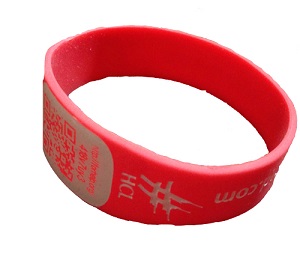 BRACCIALE SALVAVITA MIOID IN SILICONE ROSSO M - Farmacia Nuova Dr.ssa Gabriella Catellani