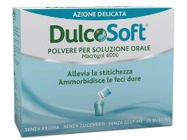 DULCOSOFT POLVERE PER SOLUZIONE ORALE 20 BUSTINE - Farmacia Nuova Dr.ssa Gabriella Catellani