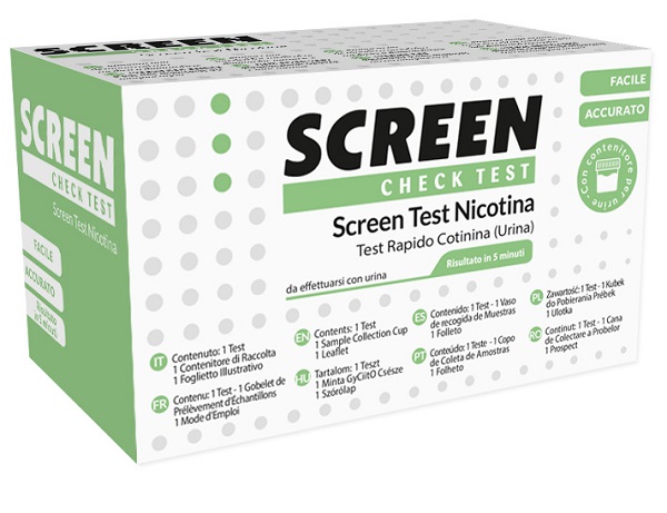 SCREEN TEST NICOTINA/COTININA URINA - Farmacia Nuova Dr.ssa Gabriella Catellani