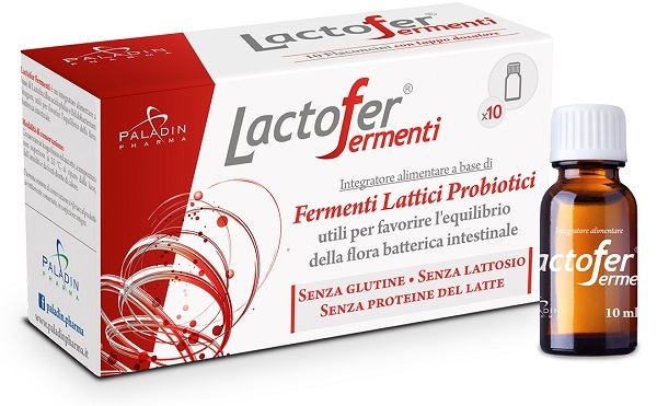 LACTOFER FERMENTI 10 FLACONCINI 10 ML - Farmacia Nuova Dr.ssa Gabriella Catellani