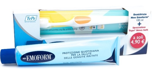 NEO EMOFORM 100 ML + SPAZZOLINO TEPE NOVA SOFT - Farmacia Nuova Dr.ssa Gabriella Catellani
