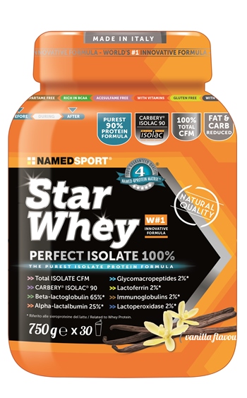 STAR WHEY ISOLATE VANILLA 750 G - Farmacia Nuova Dr.ssa Gabriella Catellani