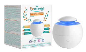 PURESSENTIEL DIFFUSORE UMIDIFICATORE ULTRASONICO O'XYGEN - Farmacia Nuova Dr.ssa Gabriella Catellani