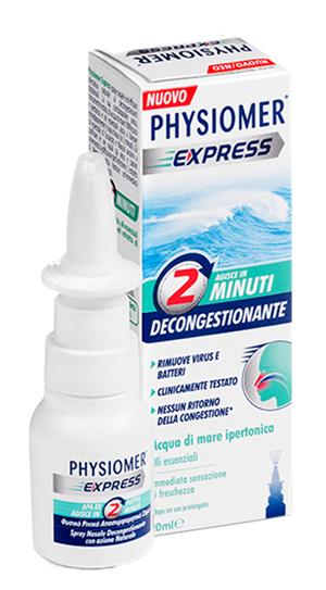 SPRAY NASALE PHYSIOMER EXPRESS SPRAY 20 ML - Farmacia Nuova Dr.ssa Gabriella Catellani