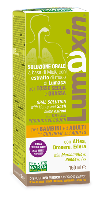 LUMAXIN DISPOSITIVO MEDICO SCIROPPO ADULTI/BAMBINI 150 ML - Farmacia Nuova Dr.ssa Gabriella Catellani