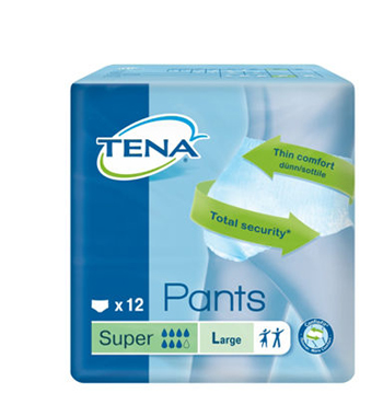 PANNOLONE PULL UP TENA PANTS SUPER TAGLIA LARGE 12 PEZZI - Farmacia Nuova Dr.ssa Gabriella Catellani