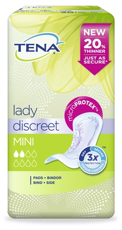 PANNOLONE SAGOMATO TENA DISCREET MINI 20 PEZZI - Farmacia Nuova Dr.ssa Gabriella Catellani