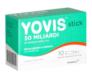 YOVIS STICK 10 BUSTINE DA 1,5 G - Farmacia Nuova Dr.ssa Gabriella Catellani