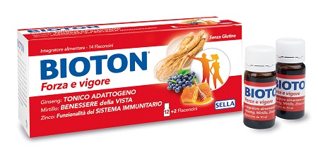 BIOTON GINSENG FORZA VIG 14 FLACONCINI - Farmacia Nuova Dr.ssa Gabriella Catellani