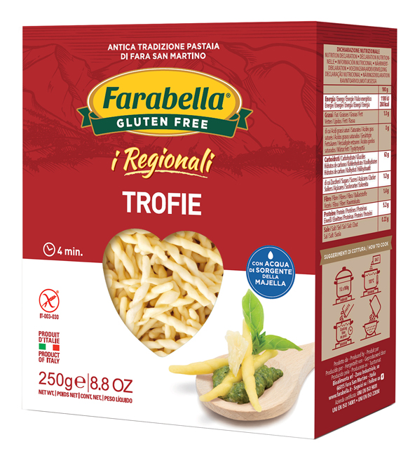 FARABELLA TROFIE I REGIONALI PASTA FRESCA STABILIZZATA 250 G - Farmacia Nuova Dr.ssa Gabriella Catellani