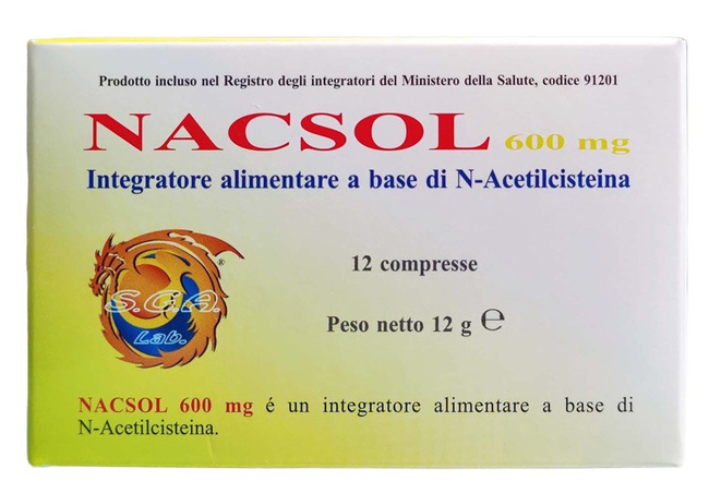 NACSOL 12 COMPRESSE - Farmacia Nuova Dr.ssa Gabriella Catellani