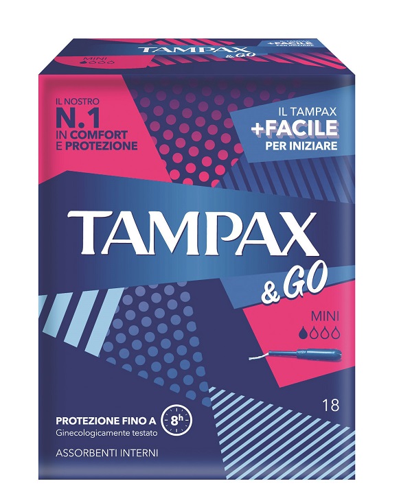 TAMPAX & GO MINI 18 PEZZI - Farmacia Nuova Dr.ssa Gabriella Catellani