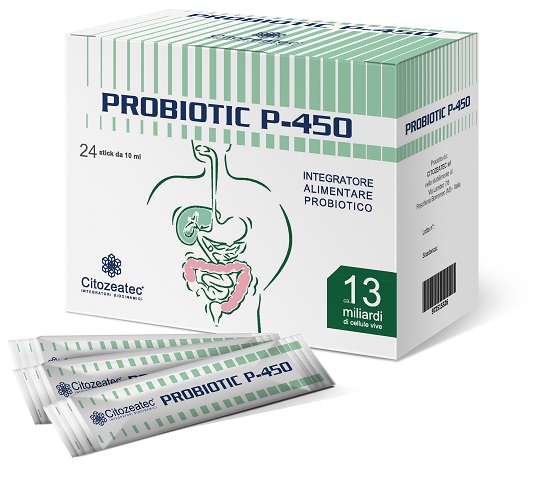 PROBIOTIC P-450 24 STICK MONODOSE 10 ML - Farmacia Nuova Dr.ssa Gabriella Catellani