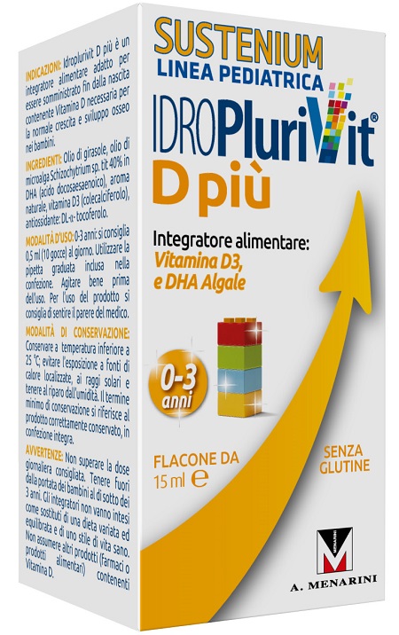 IDROPLURIVIT D+ SUSTENIUM 15 ML - Farmacia Nuova Dr.ssa Gabriella Catellani