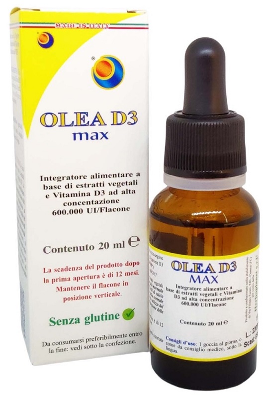 OLEA D3 MAX GOCCE 20 ML - Farmacia Nuova Dr.ssa Gabriella Catellani