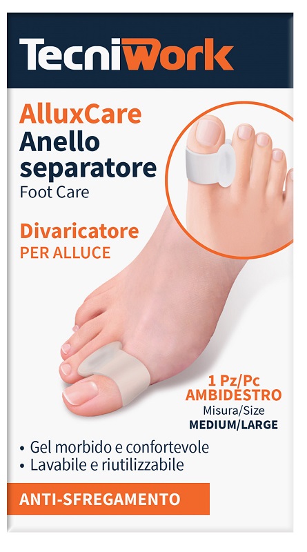 ALLUXCARE SEPARATORE DIVARICATORE ALLUCE MEDIUM/LARGE 1 PEZZO - Farmacia Nuova Dr.ssa Gabriella Catellani