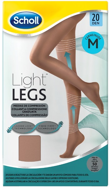 SCHOLL LIGHTLEGS 20 DENARI TAGLIA M COLORE NUDE 1 PAIO - Farmacia Nuova Dr.ssa Gabriella Catellani