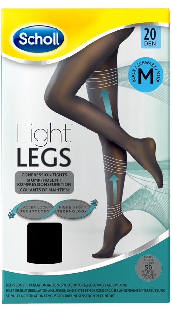 SCHOLL LIGHTLEGS 20 DENARI TAGLIA M COLORE NERO 1 PAIO - Farmacia Nuova Dr.ssa Gabriella Catellani