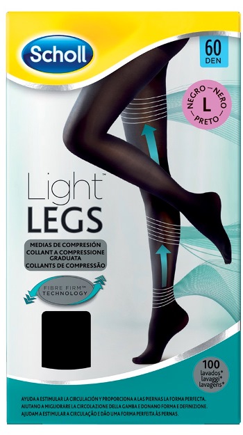 SCHOLL LIGHTLEGS 20 DENARI TAGLIA L COLORE NERO 1 PAIO - Farmacia Nuova Dr.ssa Gabriella Catellani