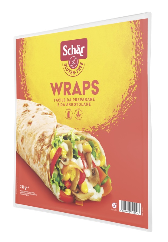 SCHAR WRAPS PIADINA ARROTOLABILE SENZA LATTOSIO 240 G - Farmacia Nuova Dr.ssa Gabriella Catellani