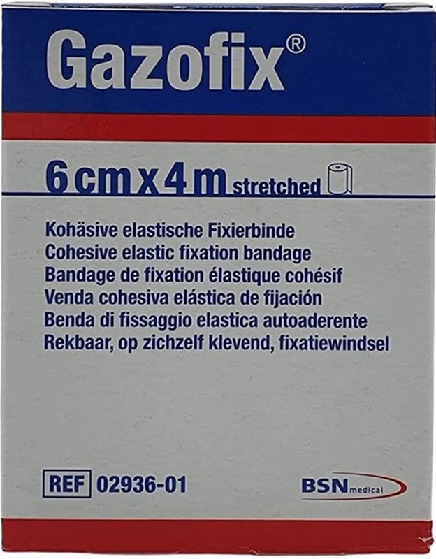 BENDA ELASTICA AUTOADESIVA GAZOFIX 6X400 CM - Farmacia Nuova Dr.ssa Gabriella Catellani