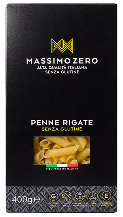 MASSIMO ZERO PENNE RIGATE 400 G - Farmacia Nuova Dr.ssa Gabriella Catellani