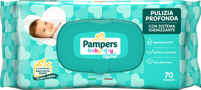 BABY DRY FRESH FORMULA ESCLUSIVA 70 PEZZI - Farmacia Nuova Dr.ssa Gabriella Catellani
