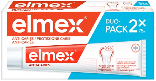 ELMEX PROTEZIONE CARIE 2 X 75 ML - Farmacia Nuova Dr.ssa Gabriella Catellani