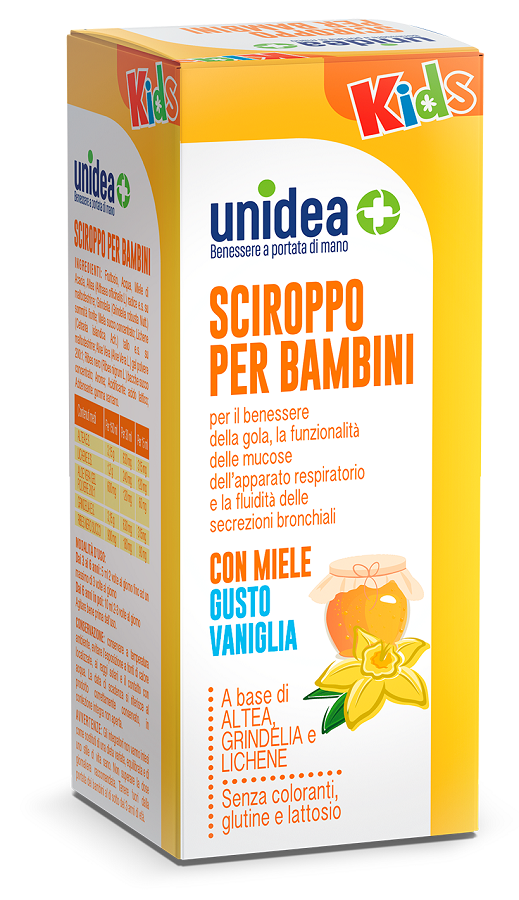 UNIDEA SCIROPPO PER BAMBINI 150 ML - Farmacia Nuova Dr.ssa Gabriella Catellani