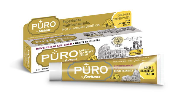 FORHANS GOLD4WHITE DENTIFRICIO 75 ML - Farmacia Nuova Dr.ssa Gabriella Catellani