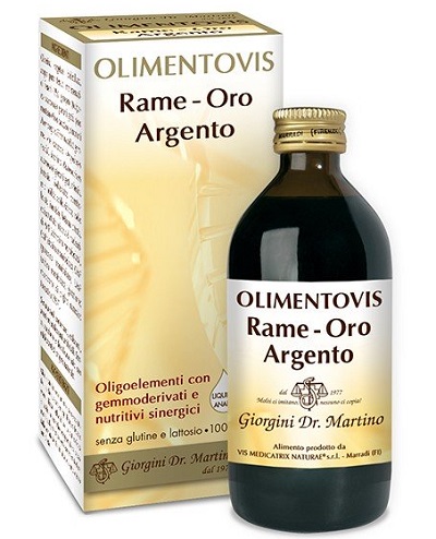 RAME ORO ARGENTO OLIMENTOVIS 200 ML - Farmacia Nuova Dr.ssa Gabriella Catellani